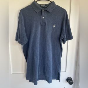 Ralph Lauren Heather blue polo super soft size men’s medium.
